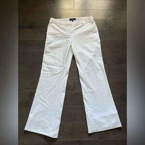 RW&CO Women’s White Wide-Leg Trousers Size 4 Business Casual, Minimalist